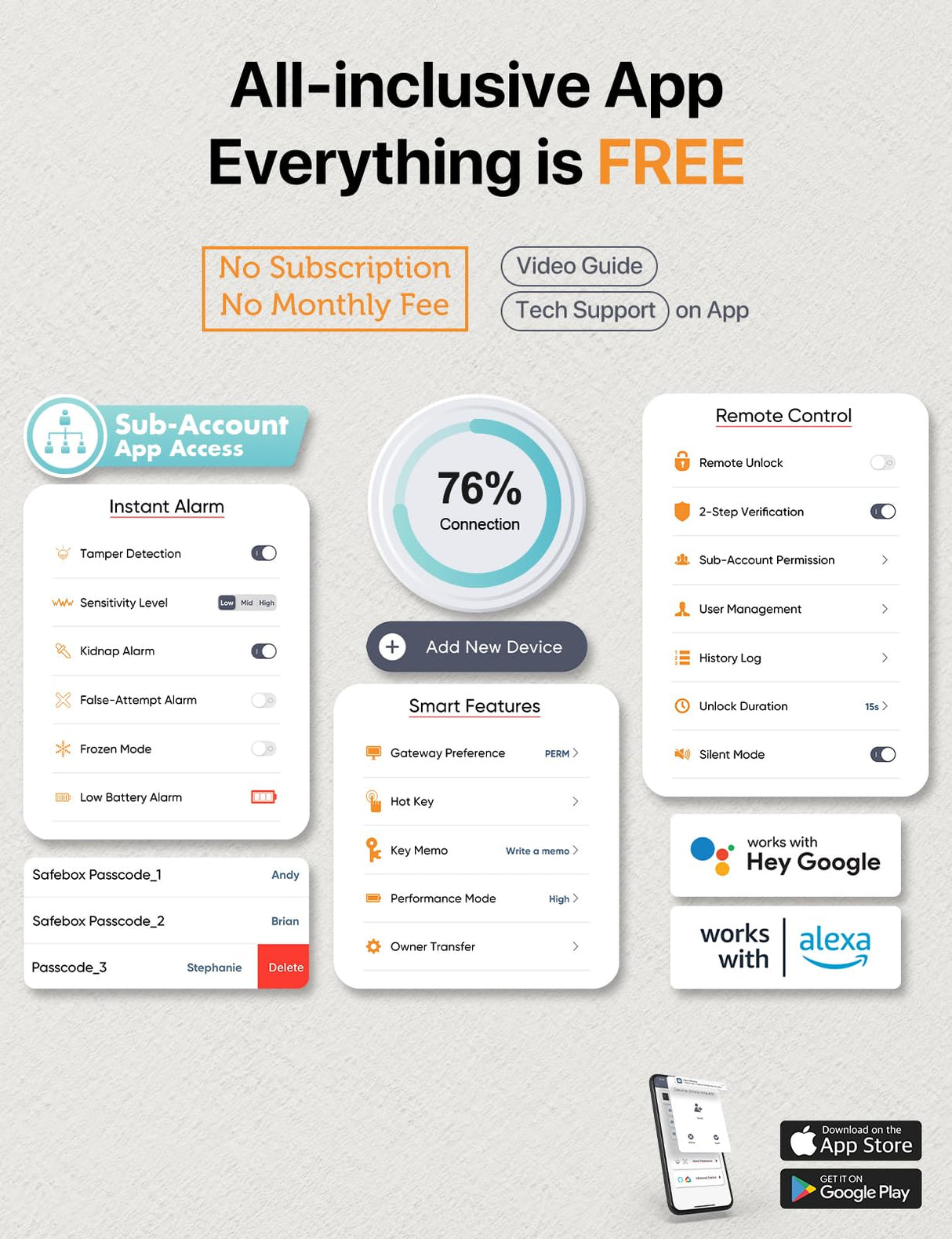FORFEND Smart Depository Drop Safe App Alarm| Voice Command Office Deposit Safe Box Front Drop Slot | Tamper Proof Money Safe for Business Cash Slip FORFEND Security