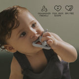 Moonkie Stacks of Circles Soft Teething Toy | Educational Learning Baby Toy | Stacking Ring Toys for Babies Boy and Girl | 7 Piece Teethers Set Moonkie