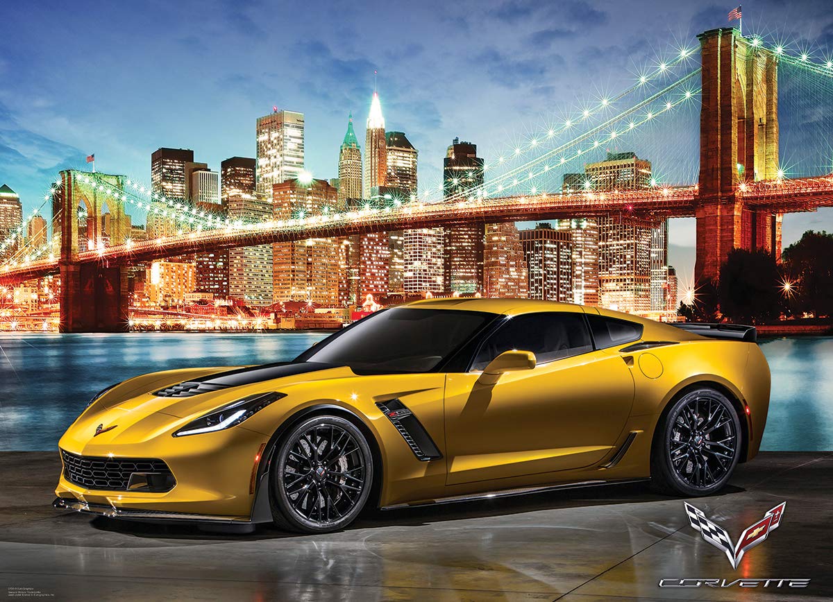 EuroGraphics 2015 Chevrolet Corvette Z06: Out for a Spin Jigsaw Puzzle (1000-Piece) EuroGraphics