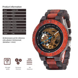 BOBO BIRD Mens Wooden Watches Luxury Mechanical Watch Lightweight Wood Band Timepieces for Men with Gift Box BOBO BIRD