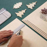 MoDooris 12 Pcs Basswood Sheets for Crafts, 12 x 16 x 1/8 Inch Plywood Sheets 3mm Thick Unfinished Wood Board for DIY Crafts, Laser Cutting, Wood Burning, Pyrography, Architectural Models, Drawing MoDooris