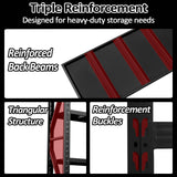 CBCNWR 3000LBS Heavy-Duty Garage Shelving, 59" W Metal Shelves, 4-Tier Adjustable Garage Shelving Units, Storage Racks for Warehouse, Workshop CBCNWR