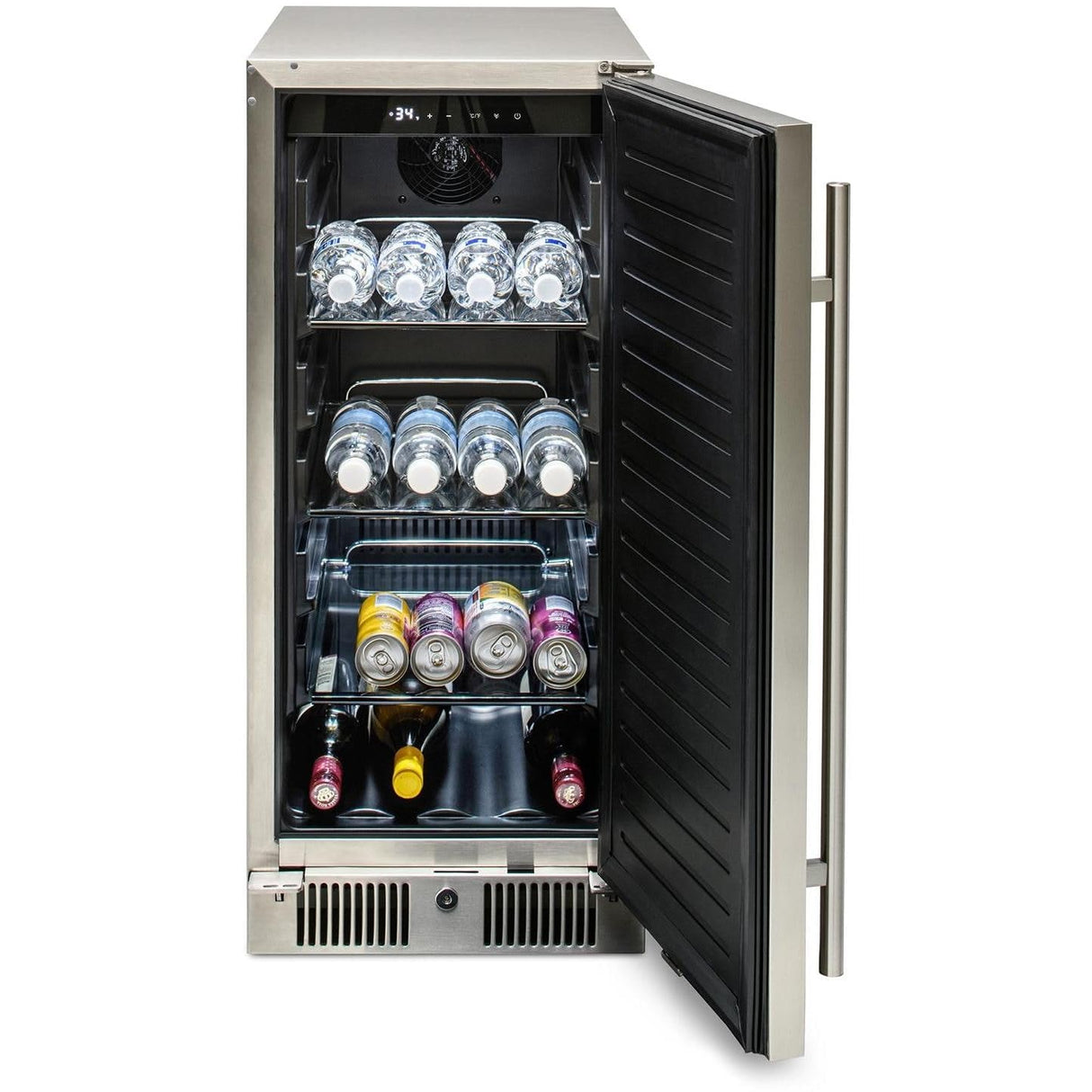 Blaze 15-Inch 3.2 Cu. Ft. Outdoor Rated Compact Refrigerator - BLZ-SSRF-15 Blaze Outdoor Products