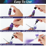 FansArriche Airbrush Paint, 44 Colors with 6 Thinners Acrylic Air Brush Paint Set, Ready to Spray Water-Based Opaque & Neon & Iridescent Acrylic Paint for Beginners, Artists, 20 ml/Bottle FansArriche