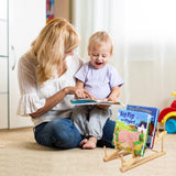 2 PCS Bookshelf For Kids Room, Toddler Bookshelf, Mini Bookshelf, Desktop Shelf, Nursery Book Shelves, Wooden Kids Book Shelf Organize Storage Rack For Living Room, Bedroom, Home Office (Natural) gjulrfu