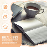 Colarr 12 Pcs Sublimation Journal Blank Notebooks Bulk A5 190 Pages Thick Faux Leather Notebook Sublimation Note book Leather Sublimation Journal Notebook for School Office Supplies, 8.3 x 6 Inch Colarr