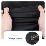 Exokugo Wire Shelf Cover,600D Heavy Duty 100% Waterproof Shelf Covers for Wire Shelving,Outdoor Storage Shelves Cover for Metal Rack,30" W x 14" D x 62" H,Black Exokugo