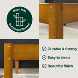 Zinus Ellie 14 Inch Sustainable Bamboo Platform Bed Frame - King Size, No Box Spring Needed Zinus