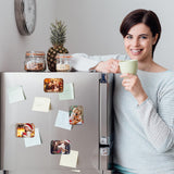 120 Pcs 2.8 x 2 Inch Thick Sublimation Blank Refrigerator Magnets Blanks Sublimation Magnet with 60 Pcs Fridge Magnets, 60 Pcs Larger Square Blanks for Kitchen Microwave Oven Office Supplies SENONAPO