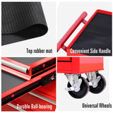 SEVOBAL Tool Chest, 7-Drawer Rolling Tool Storage Cabinet with Interlock Mechanism & Spacious Bottom Area, 31'' Metal Utility Cart with 4 360°Universal Wheels & Central Lock for Garage Work Shop, Red SEVOBAL