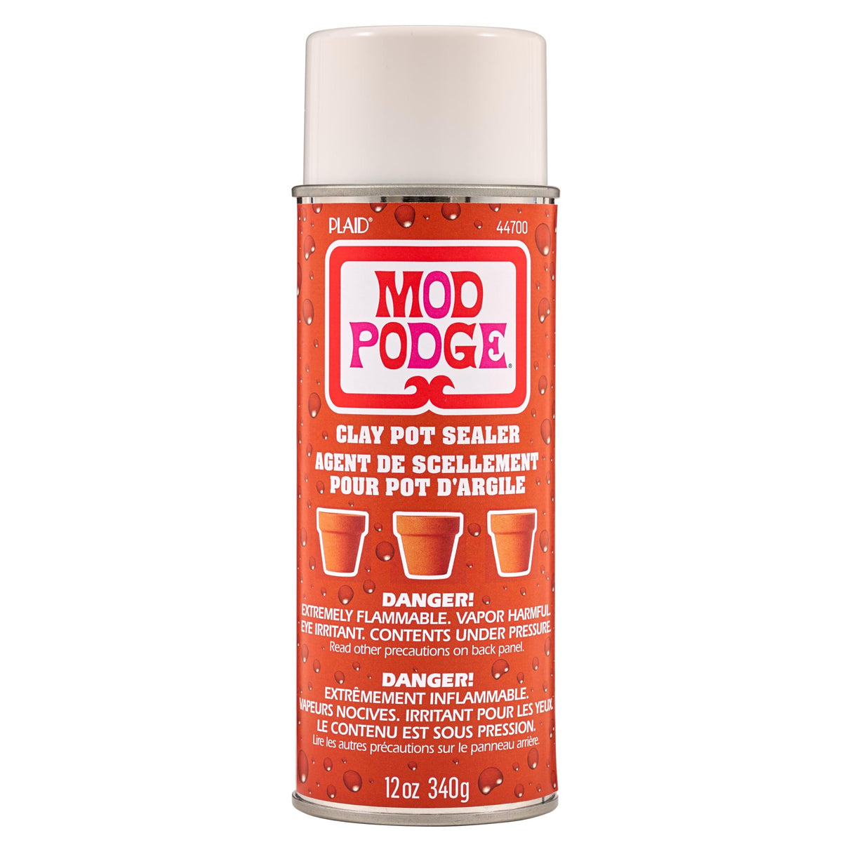 Mod Podge, Perfect for Indoor and Outdoor Craft Projects Clay Pot Sealer Spray, 12 fl oz, Clear Mod Podge
