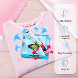 HTV Cooling Block for T Shirt, Cooling Block for Heat Press, 4"x4" Cooling Fast, Heat Press Accessories and Supplies, DTF Sublimation Vinyl, Heat Transfer Paper Luxiys