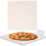 Waykea 10”x10.4”x0.5” Pizza Stone for Toaster Oven | Rectangular Cordierite Grilling Stone Bread Baking Stone for Grill, Oven waykea