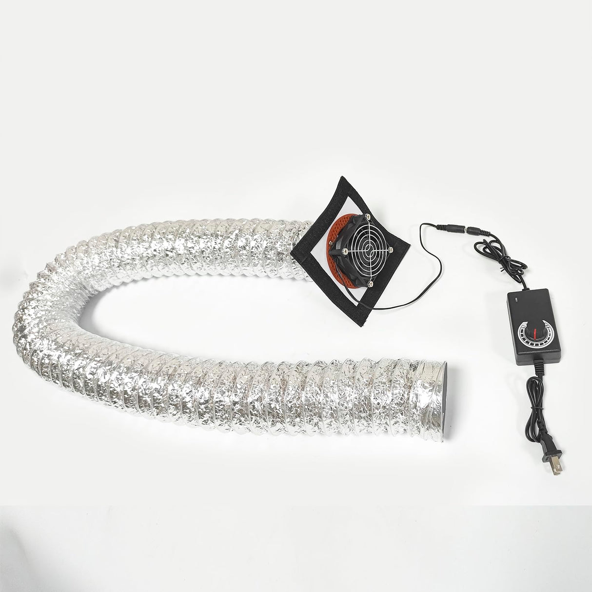 3D Printer Enclosure Ventilation Kit with 5000RPM Fan and Speed Control Power Adapter, Flex Tube, Exhaust Smoke & Odors, Low Noise, for 3D Printer Enclosure & Laser Engraver Enclosure Makacces