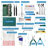 Sovol 3D Printer Tools Kit, 78 PCS 3D Printer Accessories with Nozzle Cleaning Kit, Removable Multi-Function Screwdriver Kit, Deburring, Removal Tools, Cutters, Hobby Knife Set, Wrench Set Sovol