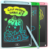 3 Pack LCD Writing Tablet, Colorful Toddler Drawing Tablet Doodle Board for Kids, Erasable Reusable Electronic Drawing Pad, LEYAOYAO Educational and Learning Toy for 3-6 Years Old Boy and Girl LEYAOYAO