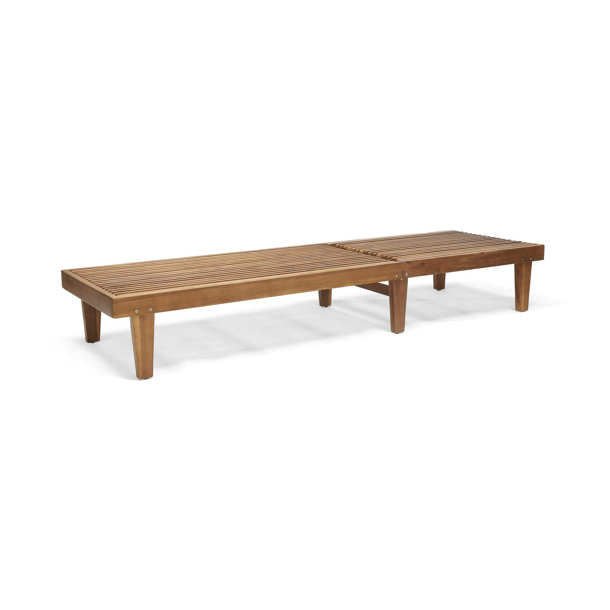 Christopher Knight Home Addisyn Outdoor Wooden Chaise Lounge, Teak Finish Christopher Knight Home