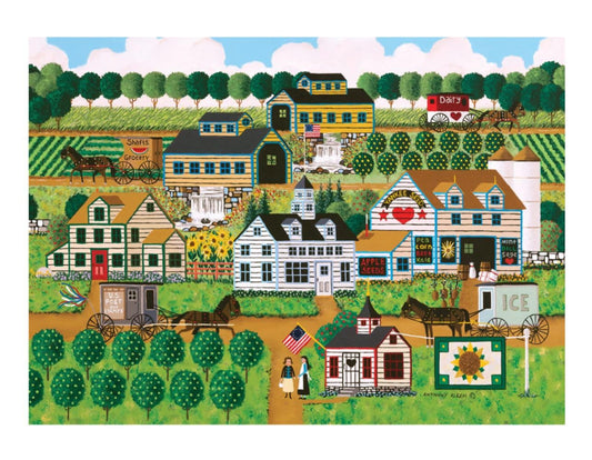 RoseArt - Home Country - Yankee Seed Co. - 1000 Piece Jigsaw Puzzle for Adults