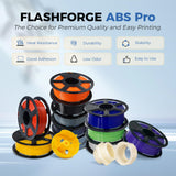FLASHFORGE ABS Pro Filament 1.75mm Black, 3D Printer Filament 1kg (2.2lbs) Spool-Dimensional Accuracy +/- 0.02mm, Hot Deformation Below 90℃, Great for Printing Heat-Resistant Functional Parts FLASHFORGE