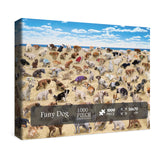Pooping Dog Puzzles Dogs 1000 Piece Puzzle for Adults, Beach Dog Jigsaw Puzzle Animal Puzzles, Gag Prank Dog Puzzle as Funny Home Party Decorations BBOLDIN