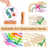 YUNHAN Embroidery Display Holder Suitable Cross Stitch Frames,Lap Embroidery Stand Display 3Pack Embroidery Hoop Stand Display Cross Stitch Kits (Suitable 3-6.7IN Frame) YUNHAN