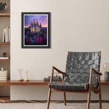 Landscape Diamond Painting Kits for Adult, Salt Lake Temple Scenery DIY 5D Diamond Painting Arts Craft for Home Wall Decor Gift 12 x 16 inch CDYCNXZ