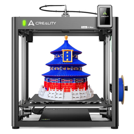 Creality Ender 5 Max 3D Printer, 3D Printing Machine with 700mm/s High-Speed Printing, 400 * 400 * 400 Large Print Area, 64-Point Auto Leveling 300℃ High Temp Precise Linear Rail Creality