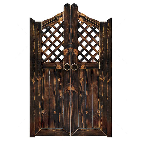 Swinging Cafe Doors,Retro Cowboy Bar Saloon Door,Louvered Solid Wood Handmad Gate for Counter Partition Patio Garden Entrance Decoration,Auto Close Stainless Steel Hinges,Custom (W 41in x H 39in) NIANXINN