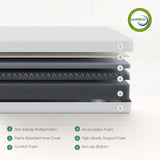 Novilla King Mattress, 14 Inch King Size Memory Foam Mattress with Comfort Foam for Pressure Relief & Cool Fresh Sleep,Removable Washable Mattress Cover,Memory Foam Mattress King Novilla