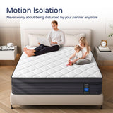 SIMARTH King Size Mattress 14 Inch - Upgrade Strengthen, Memory Foam Hybrid Mattress with Motion Isolation and Pressure Relief, Strong Edge Support, Pocket Spring King Size Mattress in a Box, Medium SIMARTH