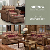 American Furniture Classics 4-Piece Sierra Lodge Sleeper Sofa American Furniture Classics