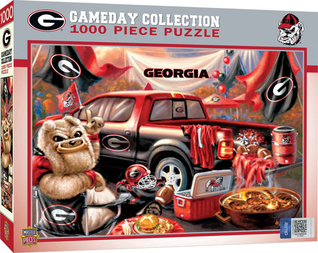 MasterPieces NCAA Gameday Puzzles Collection - Georgia NCAA Gameday Collection 1000 Piece Jigsaw Puzzle, 19.25" x 26.75" Masterpieces