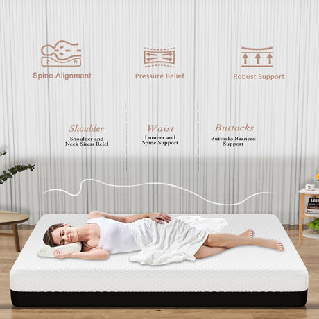 LIYIH Full Mattress,8 Inch Full Size Mattress Kids Bed,Suitable for Indoor, Camper/RV, Travel, Guest Room,Improved Sleep and Pressure Relief, CertiPUR-US 【2024 New Version】 LIYIH