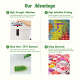 NAIMOER Gnomes Diamond Painting Kits for Adults, DIY 5D Diamond Painting Spring, Full Drill Gnomes and Flowers Diamond Art Kits Perfect for Relaxation and Home Wall Decor 30x40cm NAIMOER