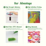 GHHKUD Diamond Painting Kits Vineyard at Sunset for Adults, DIY 5D Diamond Painting, Full Drill Summer Landscape Diamond Art Kits Art Pictures for Relaxation Gifts Home Wall Decor 30x40cm GHHKUD