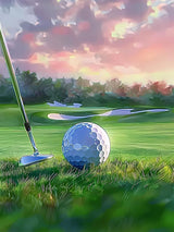 UPABLUNSO Golf Ball Field Diamond Painting Kit for Adult DIY Full Drill Diamond Art Golf 5D Gem Art Kits Painting Crafts for Home Decor 12x16 inch UPABLUNSO