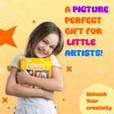 Playbees Kids Picture Frame Mosaic Craft Kit Craft DIY Arts & Crafts for Kids Frame Kit Great Birthday Gifts for 3 4 5 6 7 8 9 10 11 12 Year Old Holiday Christmas Gift for Girls Playbees