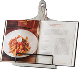 Willow & Croft Premium Cook Book Stand. Farmhouse Cutting Board Stand Cookbook Holder, Recipe Book Holder. Distressed Cookbook Stand for Kitchen Counter. Rustic Home Decor, Adjustable Display Stand. Willow & Croft