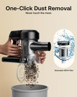 Cordless Vacuum Cleaner, 40Kpa 45Mins Vacuum Cleaners for Home, 8-in-1 Lightweight Stick Vacuum with Powerful Suction, Anti-tangle Wireless Vacuum for Carpet, Tile, Pet Hair, Hardwood Floors, Black Trucozie