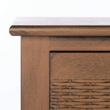 SAFAVIEH Home Collection Landers Brown 2-Drawer Console Table CNS5710C Safavieh