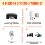 AGH 40 oz Sublimation Tumbler with Handle, 2 Pack Shimmer Glass Cups with Straw and Lid, Sublimation White Tumblers Blanks AGH