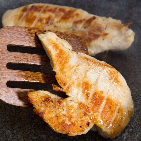 Wooden Spatula for Non Stick Cookware,Wood Utensils Set for Cooking,Long Handle Flat Frying Inclined Spatula,Healthy and High Moist Resistance (A1-13"x3.1") Kunovo