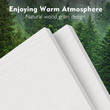 MEISSALIVVE 2 Door Wardrobe Cabinet with Hanging Rod & 2 Drawers, 70.9''H Armoire Wardrobe Closet with Frosted Glass, Wardrobe Clothes Storage Closet Cabinet for Bedroom, Wood Grain MEISSALIVVE