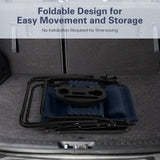 Goplus Zero Gravity Lounge Chairs, 160°Adjustable Folding Recliner w/Pillow and Cup Holder, 350LBS Comfy Outdoor Lounge Chairs for Patio, Lawn, Yard & Camp(Set of 2, Navy) Goplus