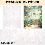 TUMOVO Paint by Numbers Kit for Adults Beginner Green Plants, Adult Paint by Number with Brushes Sunlight, DIY Acrylic Painting by Numbers for Gift Home Wall Decor 16"x20"(Frameless) TUMOVO