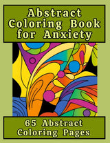 Abstract Coloring Book for Anxiety: 65 Unique Illustrations for Creative Calm Majosta