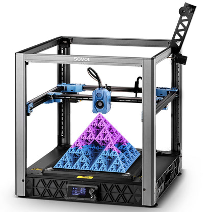 Sovol SV08 Core-XY 3D Printer Voron 2.4 Open Source, 700mm/s High Speed 3D Printers with 300℃ Clog-Free Hotend & Camera, Auto Leveling with 4 Independent Z Motors, Large Print Size 13.8x13.8x - WoodArtSupply