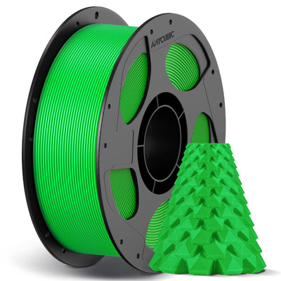 ANYCUBIC High Speed 3D Printer Filament 1.75mm, Print Up to 10X Faster, Rapid PLA Filament with High Prints Quality, Dimensional Accuracy +/- 0.02mm, Reusable Spool, 1KG, Green