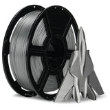 FLASHFORGE Rapid PETG Filament 1.75mm Metallic Silver, Max 600mm/s High Speed Printing, 3D Printer Filament 1kg Spool, Dimensional Accuracy +/- 0.02mm, Fits Most 3D Printers FLASHFORGE