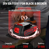 3500mAh LBXR20 Battery for Black and Decker 20V Battery Replacement 20Volt Max Lithium-ion LB20 LBXR20 LBXR2020 20V Lithium-ion Weed Eater Trimmer Cordless Tool Battery 2Pack Just for Black and Decker Bonadget